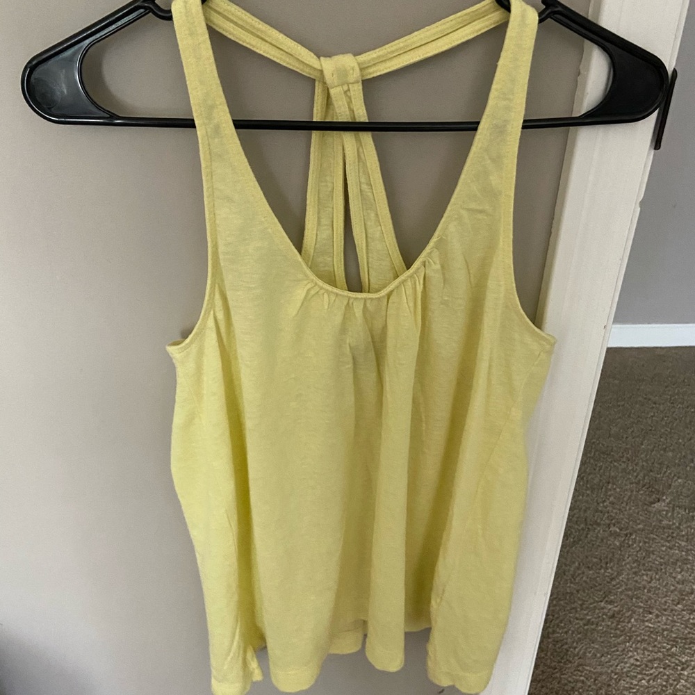 American Eagle Yellow Tank Top